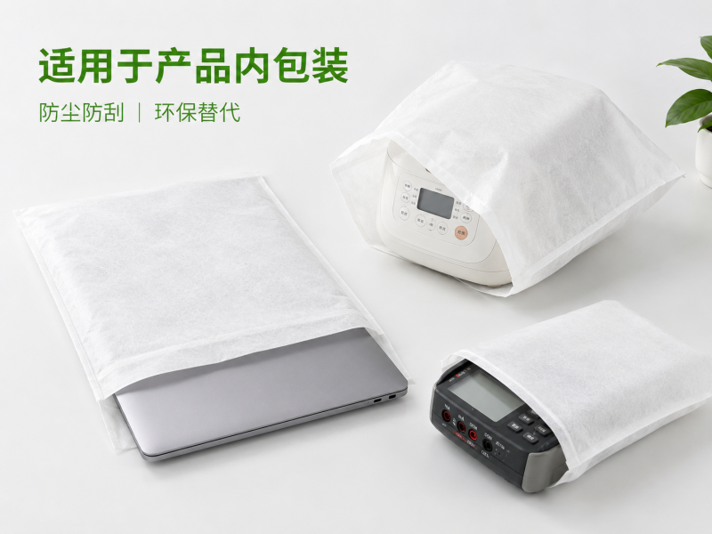 适用于电子产品配件的植物纤维布袋——可降解木浆纤维布袋